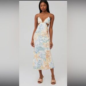Significant Other Jacy MIDI Dress in Island Bouqet